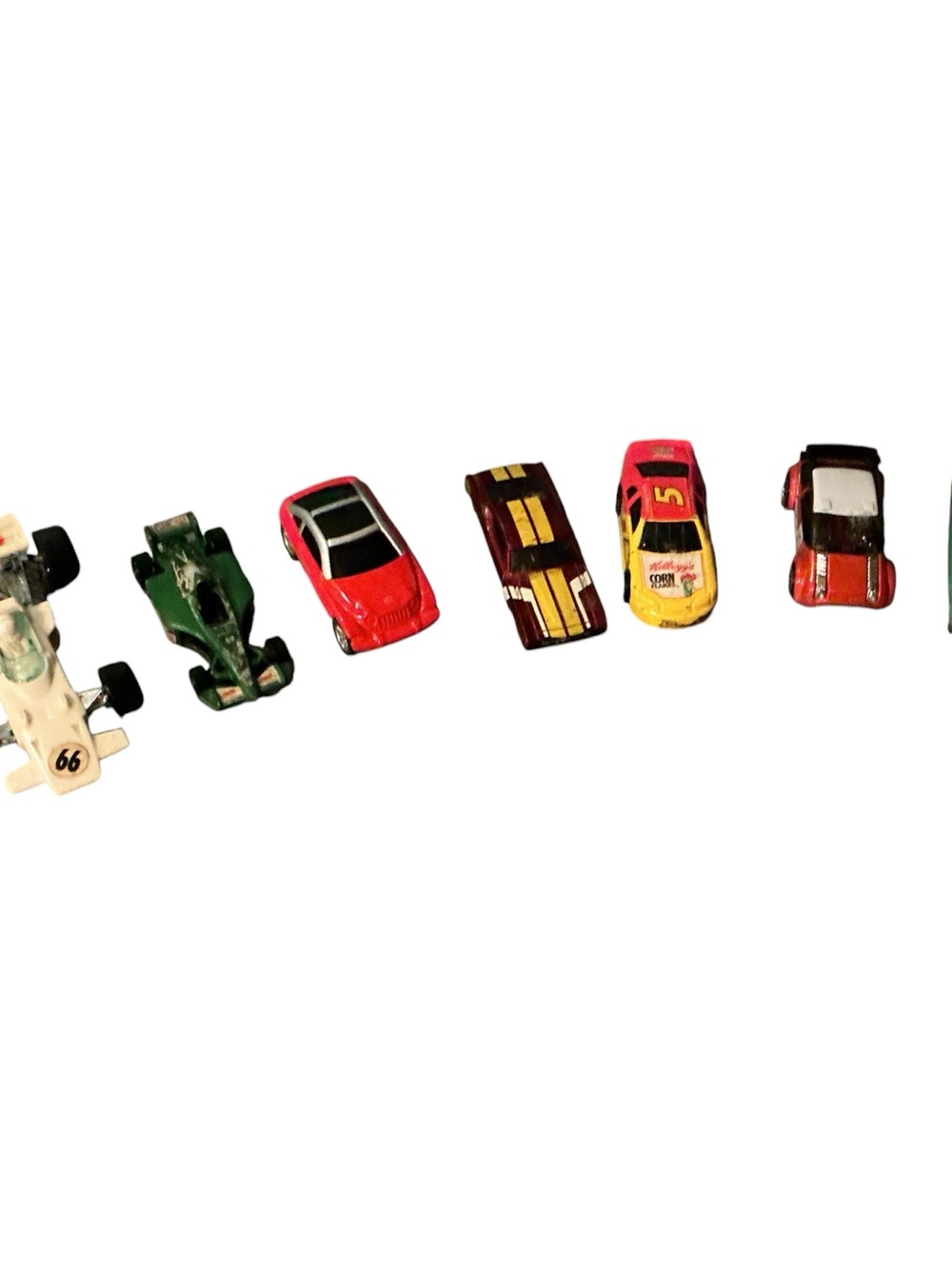 Assorted Kids Die-Cast Toy Cars - Red, Green, Yellow, Brown, White